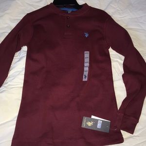 Boys 10/12 us polo assn. long sleeve